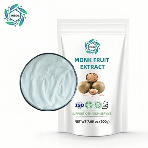 Édulcorant 100% pur à base de fruit du moine <span class=keywords><strong>sans</strong></span> érythritol, extrait de fruit du moine biologique en poudre 10%-50% Mogroside V CAS 88901-36-4 - Product Image 2