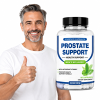Capsules de soutien de la prostate pour hommes OEM ODM, formule à base de plantes antioxydante, vente en gros personnalisée de produits de santé pour adultes