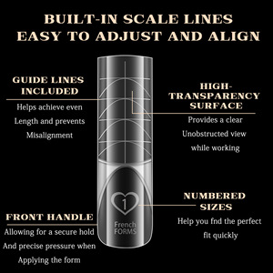 120 Uds./caja Puntas <span class=keywords><strong>de</strong></span> <span class=keywords><strong>Uñas</strong></span> Francesas para Extensión, Doble Molde, 15 Tamaños, Molde <span class=keywords><strong>de</strong></span> Gel para Construcción Rápida <span class=keywords><strong>de</strong></span> <span class=keywords><strong>Uñas</strong></span> - Product Image 3