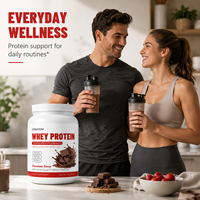 Fórmula de Proteína en Polvo de Grado Premium para Entrenamiento de Fuerza y Soporte Muscular, de Marca Privada, Alta Solubilidad y Multi-Fuente