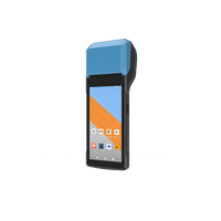 Terminal de paiement mobile pour restaurant 4G de 5,5 pouces, machine POS portable Android avec Bluetooth, Wi-Fi, imprimante intégrée