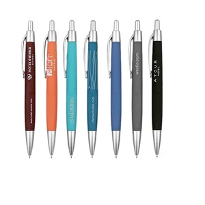 Stylo gel de bureau simple stylo à bille en métal cadeau d'affaires personnalisable - Product Image 1