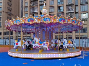 Carosello di Lusso per Esterni da 16/24/36 Posti, <span class=keywords><strong>Giostra</strong></span> Commerciale per Parchi a Tema - Product Image 6