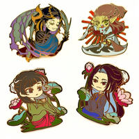 Pins en émail personnalisés, design doux, badges en métal, logo imprimé UV, pins en émail mignons, pins en émail fantaisie, pins en émail anime