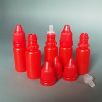 Bouteilles de gouttes oculaires en plastique médical 10ml 20ml 30ml 50ml 100ml Capacités Surface d'impression d'écran Bouchon à vis à usage industriel