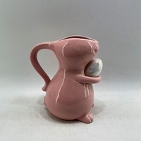 Lapin de pâques en céramique en forme de lait/cruche d'eau
