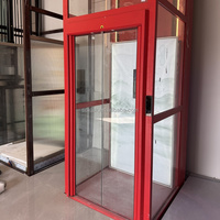 Prix d'usine Petit ascenseur de maison 2-3 étages Capacité de 400kg Ascenseur résidentiel pour usage domestique Ascenseur extérieur