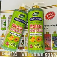 Gel Douche Éclaircissant et Nourrissant Bio 1000ml pour Adultes - Infusion d'Orange Rafraîchissante pour Tous Types de Peau