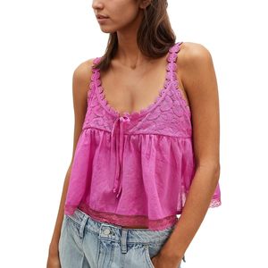FOXA Womens Summer <b>Boho</b> Tank <b>Top</b> Sleeveless Cotton Babydoll Style Regular Length Beach Vacation Y2k Fashion Clothes - Product Image 1