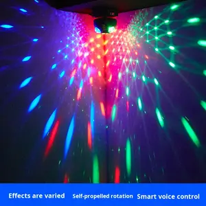 Little Planet 3-en-1 Infinite Rotating LED Light KTV Bar Stage Laser Light ED Strobe Magic Ball Light Nuevo producto transfronterizo - Product Image 3