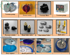 Ventosas Eléctricas de Succión con Batería de 250 kg, Detección Automática y Repuesto de Presión para Transporte de Vidrio, Azulejos y Granito - Product Image 5