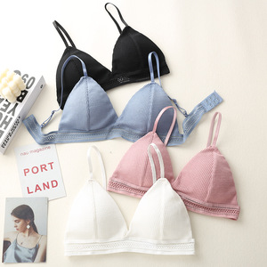 Reggiseno <span class=keywords><strong>a</strong></span> <span class=keywords><strong>triangolo</strong></span> aderente in cotone con cinturino 2 gancio Sexy - Product Image 4