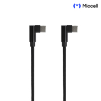 Kabel USB C Grosir Miccell 60W Pengisian Cepat PD Berbahan Aluminium Kepang untuk Ponsel Tablet Laptop Pabrik Kabel USB Tipe C
