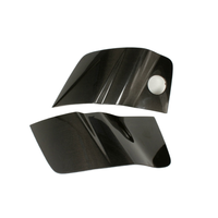 Lames latérales de porte en fibre de carbone véritable de haute qualité pour R8 V8 V10, 08-14 ans
