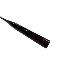 HYPE FIRE Batte de baseball en fibre de carbone composite à motif flamme brillant -3 BBCOR, design flamme de luxe, fabricant OEM