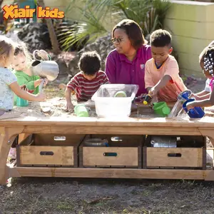 Xiair托儿所入门包早年假装玩木制学龄前室外教室自然玩水沙盘