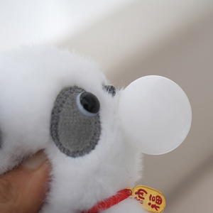 Juguete Antiestrés con Diseño de <span class=keywords><strong>Anime</strong></span>, Pelota de Burbujas Luminosa, Regalo Infantil, Muñeco de Peluche Panda que Escupe Burbujas - Product Image 4