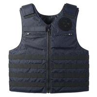 Chaleco Táctico Portaplacas Negro, Ligero, Impermeable, Anti-Cortes, con Sistema Molle, para Caza y Seguridad, Personalizable y de Marca Propia