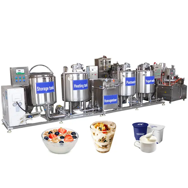 Mesin Sterilisasi Susu Yogurt, Peralatan Permurisasi Susu Anak Sapi 300L untuk Industri Susu