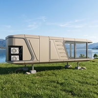 Casa Prefabricada Modular de Acero Galvanizado Grado B, Estándar CE, Cápsula Espacial para Hotel, Moderna, con Certificación CE de China