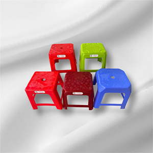 Silla apilable de plástico, 25x25x26cm, cómoda, antideslizante, moderna, resistente y con gran capacidad de carga - Product Image 6