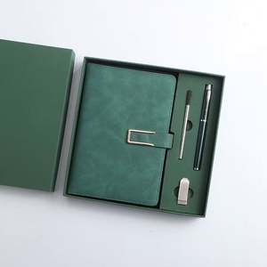 Cuaderno de Lujo Personalizado A5 con Bolígrafo, Recargable, de Cuero PU, Magnético, para Oficina, Papelería, Regalo de Navidad - Product Image 3