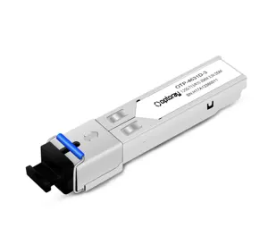 SFP 1.25G光纤收发器BiDi SFP收发器1310nm/1550nm 20千米LC单工SMF DFB/APD光收发器模块