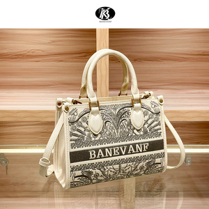 Sac à main vintage orné <span class=keywords><strong>de</strong></span> broderies, style artistique <span class=keywords><strong>Toile</strong></span> <span class=keywords><strong>de</strong></span> <span class=keywords><strong>Jouy</strong></span>, sac fourre-tout <span class=keywords><strong>de</strong></span> créateur avec poignée supérieure, sac à bandoulière pour femme - Product Image 3
