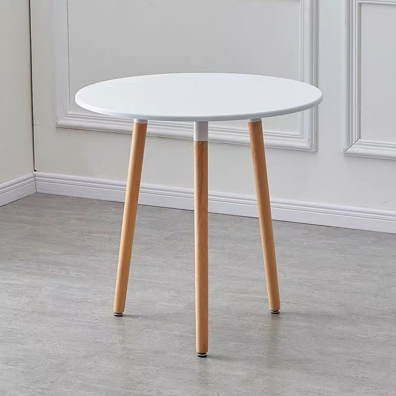 60mm diameter round table, 75mm high, white