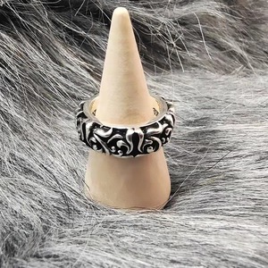 Hot Sell European American Retro <strong>Silver</strong> Plated <strong>Cross</strong> Pattern <strong>Ring</strong> Trendy Alloy Personality <strong>Ring</strong> Punk Fashionable for Unisex - Product Image 5