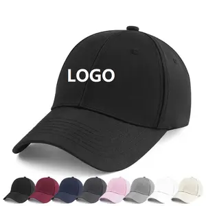 Hot Sale Custom Embroidery Logo Cotton Sports Hat Baseball Cap