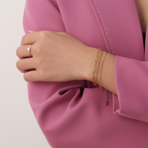 Cheap and Fine Natural Stone <b>Crystal</b> <b>Ring</b> Stainless Steel Gold Plated Women Band <b>Rings</b> Jewelry - Product Image 5