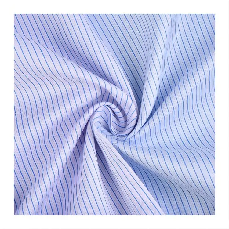 151 жаккардовые жидкие 100% хлопковые розовые синие белые полосатые тканые ткани окрашенные ткани для мужчин Официальные рубашки