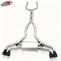 Système d'échappement arrière performant KM SS304 pour BMW X5M F95 X6M F96 S63 4.4T V8 en acier inoxydable Catback