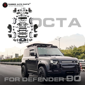 Kit carrosserie OCTA complet pour l'amélioration extérieure du nouveau Defender 90, comprenant pare-chocs avant et <span class=keywords><strong>arrière</strong></span> légers de qualité automobile et passages de roue larges. - Product Image 1