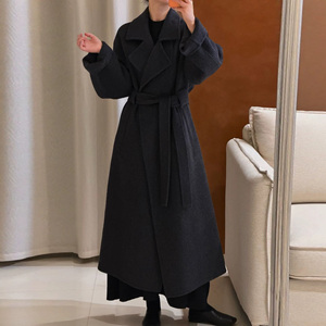 Cappotto Lungo <span class=keywords><strong>in</strong></span> <span class=keywords><strong>Lana</strong></span> Double Face da Donna 2026, Elegante e Caldo per Autunno e Inverno, con Cintura, per Ufficio e Occasioni Formali - Product Image 3