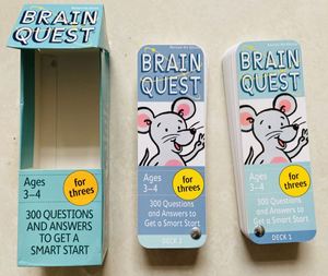 งานสมอง4หนังสือการค้นหาสมองการพัฒนาสติปัญญาของเด็กคำถามและบัตรคำตอบแบบโต้ตอบ - Product Image 3