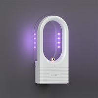 Smart Gnat Fly Catcher Trampa de pegamento transparente 395Nm Uv Trampa para moscas Trampa para insectos voladores Plug-In Mosquito Killer Indoor