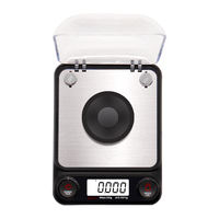 Balance de précision 50g x 0,001g, balance micro, balance à poudre pour le rechargement avec étui portable, balance microgramme alimentation USB/batterie