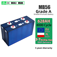 Batterie LiFePO4 MB56 3.2V 628Ah 8000 cycles en stock UE, cellule LiFePO4 280Ah, batterie LiFePO4 628Ah pour ESS utilitaire