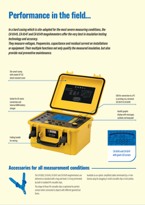 Chauvin Arnoux CA 6545 Insulation Resistance Tester with 5100V Max Voltage and <b>Bar</b> Graph LCD Display - Product Image 4