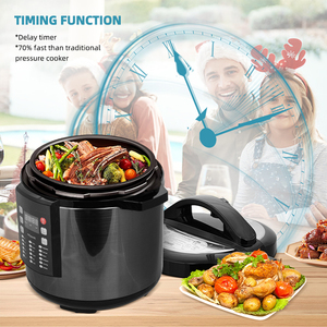 Cuisinière électrique à pression 6L 1000W, multicuiseur, cuisson rapide, économie d'énergie, pot de cuisson pour la cuisine domestique - Product Image 5