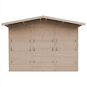 Étal de marché en bois 263x336 x H232 cm, 6.03m 2-Kiosque pour événements en plein air, facile à assembler et à démonter M150A - Product Image 3