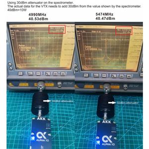 AKK Alpha 10 10W VTX - 5.8GHz 80CH 10W 7W 5W 3W 1W con interruptor de potencia, compatible con video y audio inteligente - Product Image 4