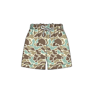 SS0699 RTS Little girl Boutique deer duck <b>camo</b> print kids clothing wholesale toddler girl trouser kids <b>shorts</b> - Product Image 3
