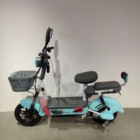 Vélo électrique urbain de 14 pouces pour adultes, moteur sans balais de 350 W, moteur de moyeu arrière, électronique, autonomie de 50 km, batterie au plomb-acide, léger
