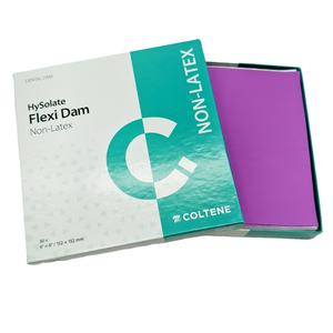 Diga dentale Non in lattice Flexi Dam 6 "x 6" 30 pz/scatola 152x152mm flessuosa dentale adatta per pazienti allergici al lattice - Product Image 1