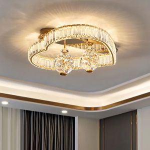 Gran oferta, iluminación de celo, luces de techo LED de cristal de lujo modernas, forma de amor creativa, interruptor de dormitorio para sala de estar montado en superficie - Product Image 1
