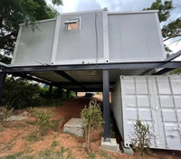 Maison préfabriquée moderne en conteneur pour l'Australie, structure en acier extensible de 20 pieds et 40 pieds, unité d'habitation annexe (ADU), design approuvé par le conseil municipal