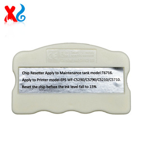 Réinitialisateur de puce pour boîte de maintenance d'encre T671600 T6716 compatible avec <span class=keywords><strong>Epson</strong></span> WF-C529R <span class=keywords><strong>C579R</strong></span> C5710 C5210 C5290 C5790 M5299 M5799 ET-8700 - Product Image 1